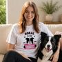 Personalised Dog T Shirt 'Favourite Hooman', thumbnail 2 of 12