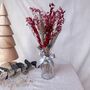 Mini Christmas Dried Flower Arrangement With Vase, thumbnail 3 of 3