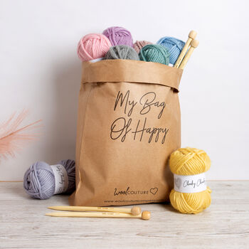 Sunday Scarf And Beanie Hat Easy Knitting Kit, 10 of 10