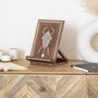 Helmsley Elegant Wood Inlay Stand For iPad And Cookbook, thumbnail 2 of 8