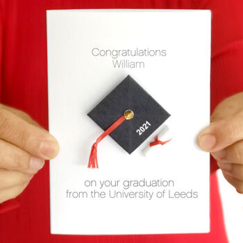 Personalised Origami Graduation Card, 4 of 4