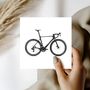 Racing Bike – Hand Drawn Cycling Greeting Card Illustration, thumbnail 1 of 6