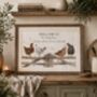 Personalised Chicken Welcome To Our Home Print, thumbnail 3 of 7