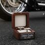 Personalised Two Tone Motorcycle Cufflinks, thumbnail 8 of 8