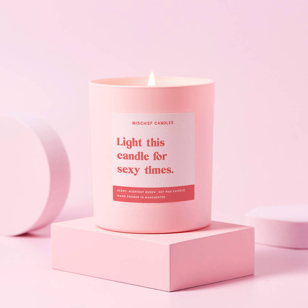 Funny Girlfriend Gift Light For Sexy Times Candle, 1 of 4