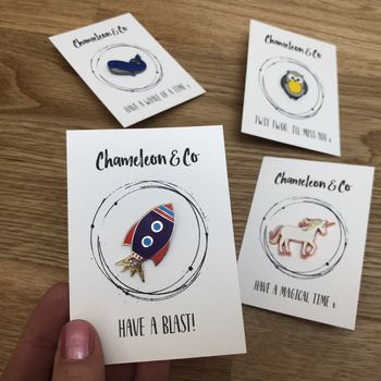 Good Luck, Farwell, I'll Miss You Pin Gift For Friend, 3 of 7