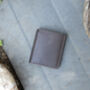 Men's Luxury Brown Leather Wallet Card Holder Rfid Safe Personalised, thumbnail 2 of 7