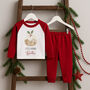 Personalised Child's Christmas Pudding Pyjamas / Pjs, thumbnail 1 of 3