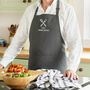 Personalised Embroidered BBQ King Apron, thumbnail 5 of 6