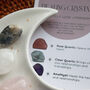 Love Healing Crystal Set With Moon Trinket Dish, thumbnail 6 of 8