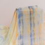 100% Mulberry Silk Scarf, Pastel Yellow, thumbnail 5 of 6