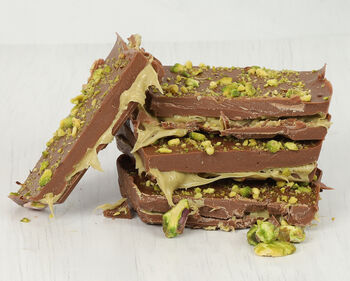 Dubai Style Pistachio Cream Milk Chocolate Bar, 3 of 3