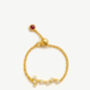 Adjustable Zodiac Constellation Ring With Birthstone, thumbnail 5 of 12