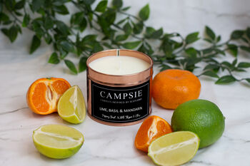 Lime, Basil And Mandarin Candle And Diffuser Gift Set, 4 of 4