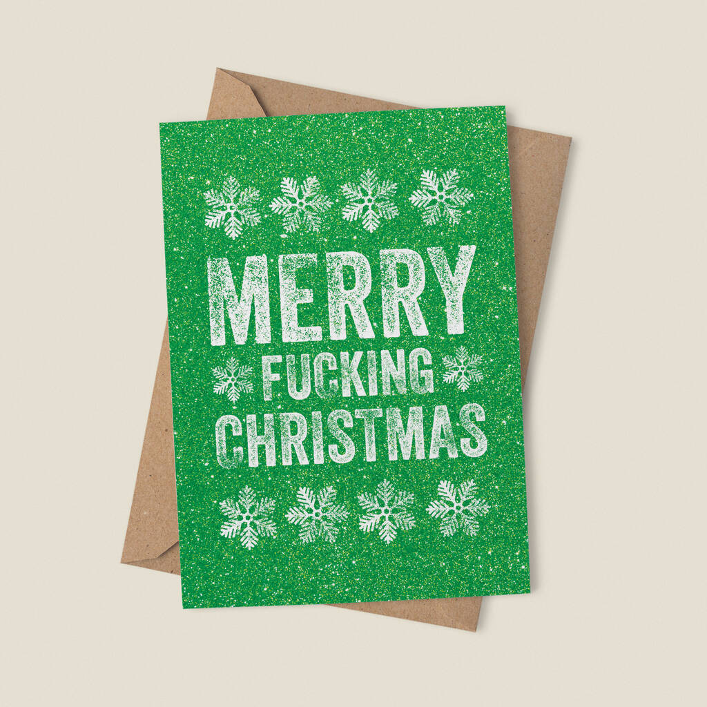Merry Fucking Christmas Card By Joyful Joyful