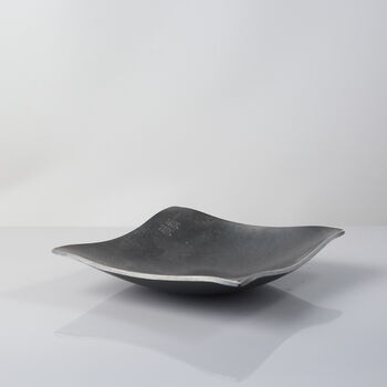 6th Anniversary Hand Forged Square Steel Dish With Smooth Finish. Two Sizes, 2 of 12