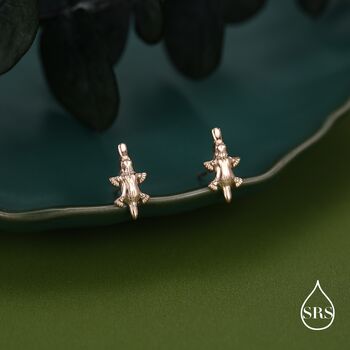 Sterling Silver Platypus Stud Earrings, 7 of 12