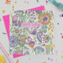 'Rainbow Floral' Mixed Pack Of Ten Birthday Cards, thumbnail 11 of 11