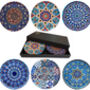 Set Of Six Mediterranean Design Drink Coasters | Gifts, thumbnail 9 of 12