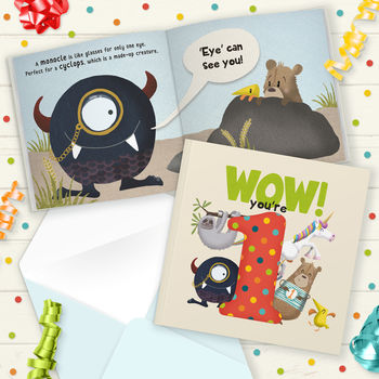Wow You're One! A Birthday Book You Can Send As A Card, 5 of 12