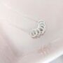Sterling Silver 60th Birthday Necklace, thumbnail 5 of 7