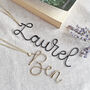 Personalised Name Wire Bookmark, thumbnail 7 of 8