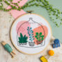 Glass Garden Embroidery Kit, thumbnail 1 of 4