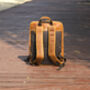 Top Zip Open Leather Backpack, thumbnail 8 of 10