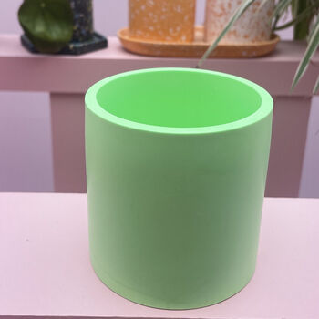 Neon Round Decorative Pot Green, 2 of 5