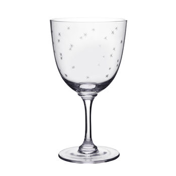 Set Of Six Stars Design Wine Glasses, 2 of 3