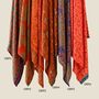 Fair Trade Recycled Sari Hair Neck Scarf Square 55cm, thumbnail 10 of 12