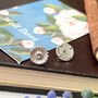 Well Done Exam Graduation Sterling Silver Mini Sunflower Pin Brooch, thumbnail 1 of 12