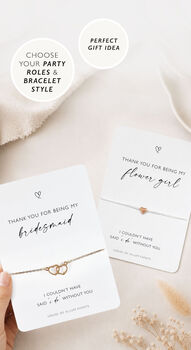 Bridesmaid Thank You Bracelet Gift, 10 of 10
