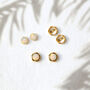 Maya Opal Stud Earrings Sterling Silver Or Gold Plated, thumbnail 2 of 12
