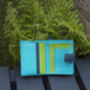 Personalised Mutlicolour Turquoise Small Leather Purse, thumbnail 3 of 11
