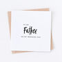 Father In Law Wedding Bridal Card, thumbnail 4 of 5