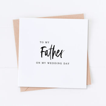 Father In Law Wedding Bridal Card, 4 of 5