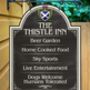 Thistle Inn Personalised Home Pub Sign Man Cave Sign, thumbnail 1 of 9