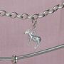 Zebra Charm Sterling Silver, thumbnail 3 of 8