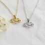 Heart Infinity Charm Necklace, thumbnail 1 of 12