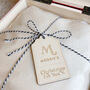 Personalised Initial Christmas Eve Box Tag, thumbnail 5 of 6