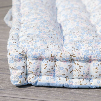 Ditsy Floral Reversible Cotton Dog Bed, 6 of 8