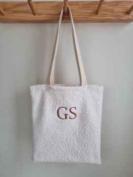 Personalised Boucle Tote Bag, 8 of 9