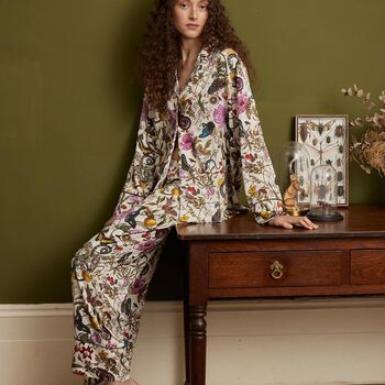 Floral Engravings Pyjamas, 3 of 8
