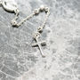 Rosary Lariat Necklace, thumbnail 8 of 9