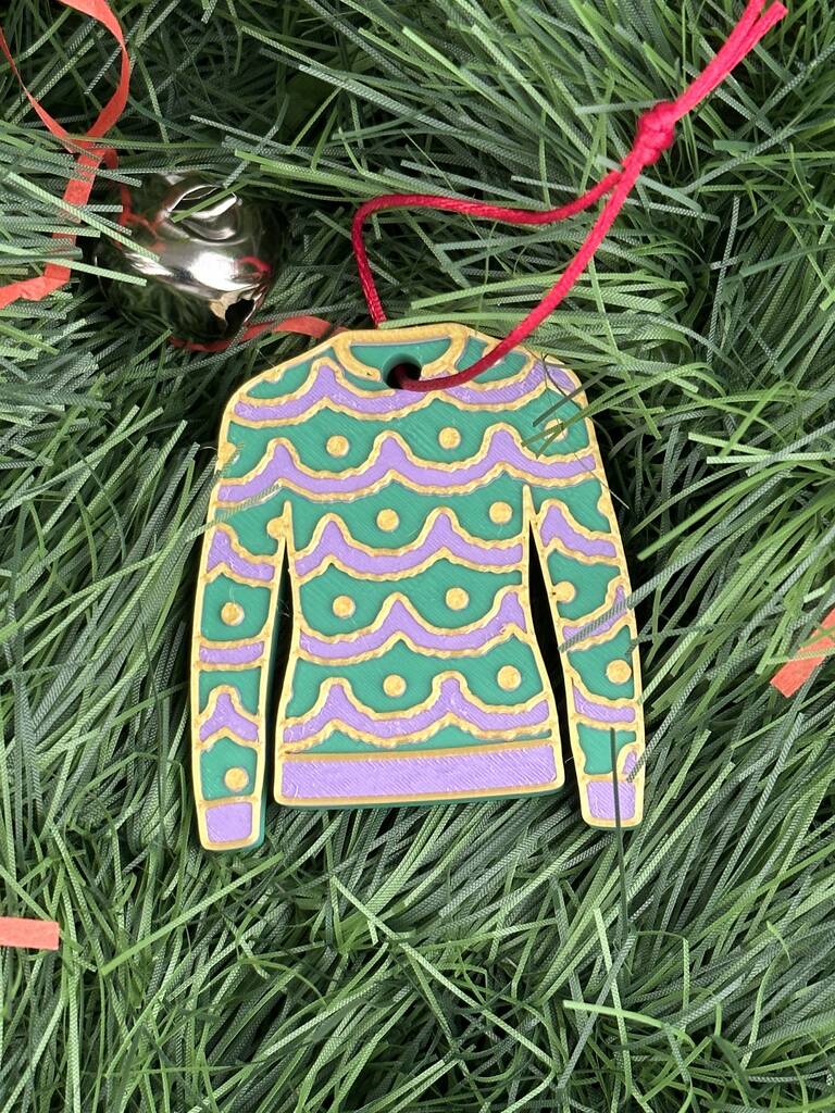 Christmas Jumper Tree Decorations By Made Happy