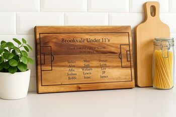 Engraved Plaque Football Soccer Coach Gift, 2 of 3