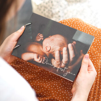 Personalised Photograph New Baby Photo Album, 3 of 7