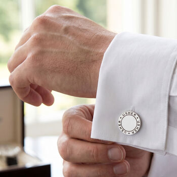 Usher Round Cufflinks, 2 of 8
