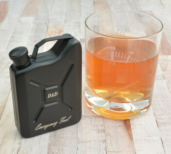 Personalised Petrol Can Hip Flask, 9 of 10